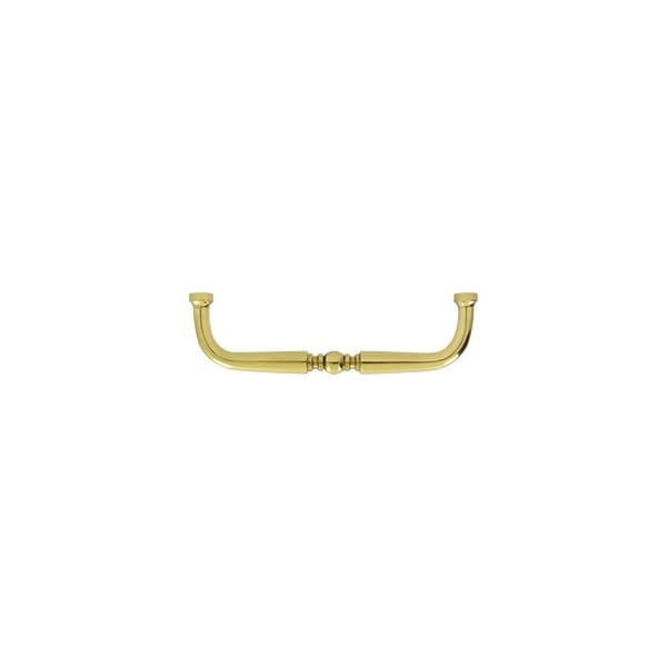 PCT400U33 Traditional Wire Pull Polished Brass, 10PK